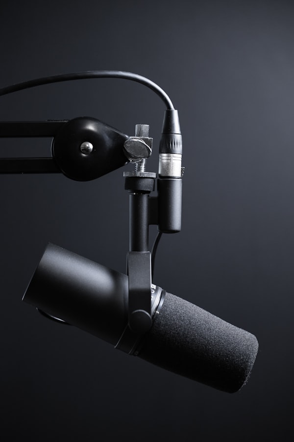Setup de gravação alta definição profissional para podcast e videocast